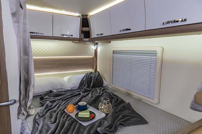 很多人喜歡睡這款房車，確實舒服
